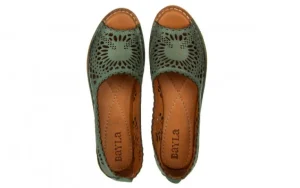 Półbuty -161 174 4102 1 Green Bay 161518, Zielony, Skóra naturalna | Bayla Outlet