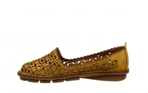 Półbuty -161 174 4101 1 Noce 161510, Żółty, Skóra naturalna | Bayla Fashion