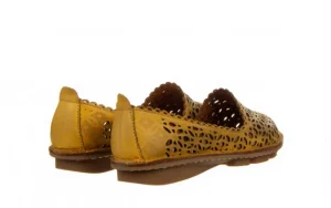 Półbuty -161 174 4101 1 Noce 161510, Żółty, Skóra naturalna | Bayla Fashion