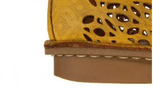 Półbuty -161 174 4101 1 Noce 161510, Żółty, Skóra naturalna | Bayla Fashion