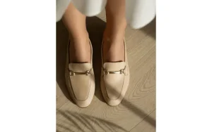 Półbuty -161 022 3406 Beige 161679, Beżowy, Skóra naturalna | Bayla Fashion