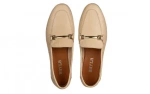 Półbuty -161 022 3406 Beige 161679, Beżowy, Skóra naturalna | Bayla Fashion