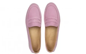 Półbuty -161 158 2317 Lilac Nubuck 161473, Różowy, Skóra naturalna | Bayla Outlet