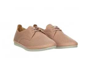 Półbuty -161 158 23702 Nude 161485, Różowy, Skóra naturalna | Bayla New