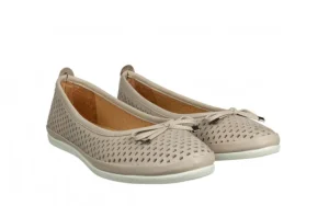 Półbuty -161 158 709 Silver Grey 161715, Szary, Skóra naturalna | Bayla Sale