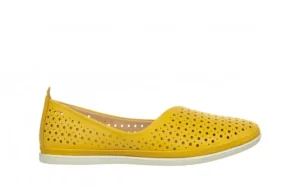Półbuty -161 158 23203 Tetris 161481, Żółty, Skóra naturalna | Bayla Sale