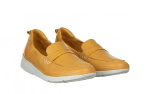 Półbuty -161 161 711 Yellow 161359, Żółty, Skóra naturalna | Bayla Discount