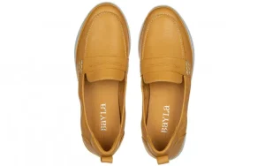 Półbuty -161 161 711 Yellow 161359, Żółty, Skóra naturalna | Bayla Discount