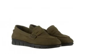 Półbuty -196 168201 D87 196013, Zielony, Skóra naturalna | Bayla Discount