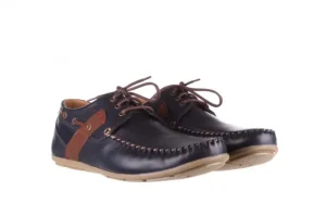 Półbuty -081 872 Granat, Skóra naturalna | Bayla New