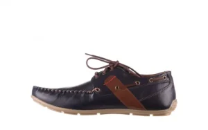 Półbuty -081 872 Granat, Skóra naturalna | Bayla New