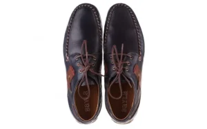 Półbuty -081 872 Granat, Skóra naturalna | Bayla New