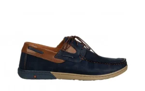 Półbuty -081 972 Juma Blue AX 081127, Granatowy, Skóra naturalna | Bayla Discount