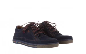 Półbuty -081 766 Juma Blue AX 23 081109, Granatowy, Skóra naturalna | Bayla Fashion