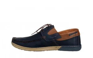 Półbuty -081 972 Juma Blue AX 081127, Granatowy, Skóra naturalna | Bayla Discount