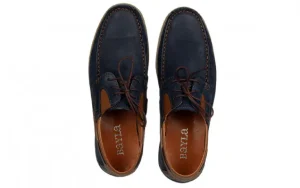 Półbuty -081 972 Juma Blue AX 081127, Granatowy, Skóra naturalna | Bayla Discount