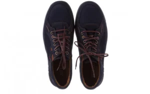 Półbuty -081 766 Juma Blue AX 23 081109, Granatowy, Skóra naturalna | Bayla Fashion