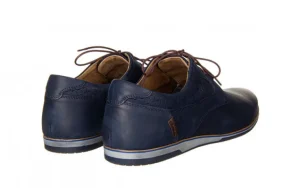 Półbuty -081 947 Juma Blue Brąz 23 081113, Granatowy, Skóra naturalna | Bayla Sale