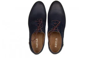 Półbuty -081 947 Juma Blue Brąz 23 081113, Granatowy, Skóra naturalna | Bayla Sale