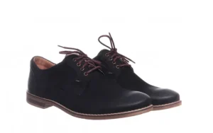 Półbuty -081 831 Juma Czarna BR 081125, Czarny, Skóra naturalna | Bayla Sale