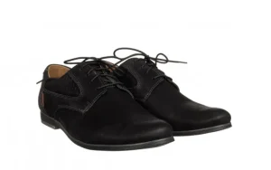 Półbuty -081 971 Juma Czarna Danger 081126, Skóra naturalna | Bayla Sale