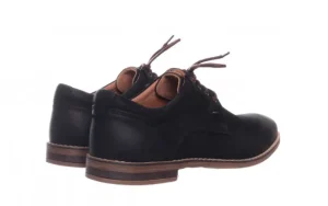 Półbuty -081 831 Juma Czarna BR 081125, Czarny, Skóra naturalna | Bayla Sale