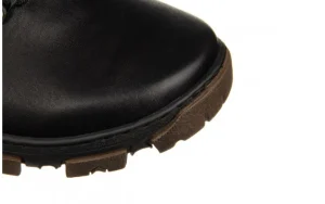 Półbuty -081 941 Juma Czarna II Denger 081119, Czarny, Skóra naturalna | Bayla Discount