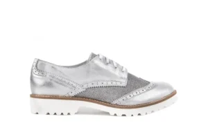 Półbuty -099 8734 K.Srebro, Skóra naturalna | Bayla Best