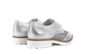 Półbuty -099 8734 K.Srebro, Skóra naturalna | Bayla Best