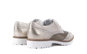 Półbuty -099 8734 K.Złoto, Skóra naturalna | Bayla Fashion