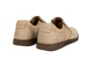 Półbuty -081 880 Nubuk 08 BRZ 081128, Beżowy, Skóra naturalna | Bayla Discount