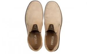 Półbuty -081 880 Nubuk 08 BRZ 081128, Beżowy, Skóra naturalna | Bayla Discount