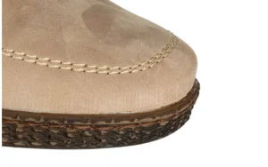 Półbuty -081 880 Nubuk 08 BRZ 081128, Beżowy, Skóra naturalna | Bayla Discount