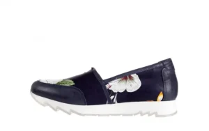 Półbuty -131 8406 Oceano, Granat, Skóra naturalna | Bayla Hot