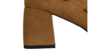 Półbuty -159 4544 008-P Camel Welur 159103, Skóra naturalna | Bayla Hot