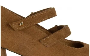 Półbuty -159 4544 008-P Camel Welur 159103, Skóra naturalna | Bayla Hot