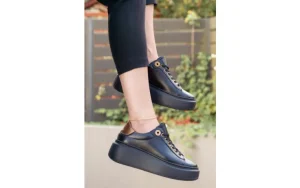 Półbuty -159 4873 076-P Czarny Lico 159150, Skóra naturalna | Bayla Clearance