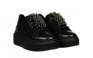 Półbuty -159 4786 076-P Czarny Lico 159155, Skóra naturalna | Bayla Clearance
