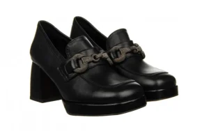 Półbuty -159 4708 076-P Czarny Lico 159160, Skóra naturalna | Bayla Discount