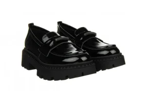 Półbuty -159 4897 090-P Czarny Naplak 159162, Skóra lakierowana | Bayla Clearance