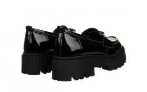 Półbuty -159 4897 090-P Czarny Naplak 159162, Skóra lakierowana | Bayla Clearance