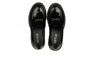 Półbuty -159 4897 090-P Czarny Naplak 159162, Skóra lakierowana | Bayla Clearance