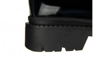 Półbuty -159 4898 090-P Czarny Naplak 159163, Skóra lakierowana | Bayla Outlet
