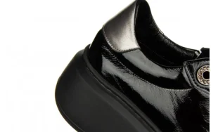 Półbuty -159 4873 090-P Czarny Naplak 159156, Skóra lakierowana | Bayla Online