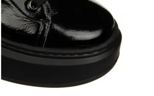Półbuty -159 4873 090-P Czarny Naplak 159156, Skóra lakierowana | Bayla Online