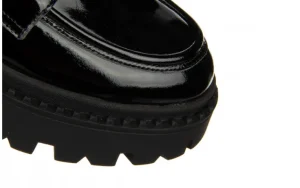 Półbuty -159 4897 090-P Czarny Naplak 159162, Skóra lakierowana | Bayla Clearance