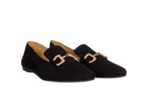 Półbuty -159 4959 003-P Czarny Zamsz 159194, Skóra naturalna | Bayla Online