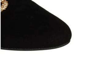 Półbuty -159 4959 003-P Czarny Zamsz 159194, Skóra naturalna | Bayla Online