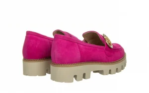 Półbuty -159 4806 152-P Fuksja Welur 159122, Skóra naturalna | Bayla Online