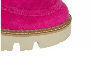 Półbuty -159 4806 152-P Fuksja Welur 159122, Skóra naturalna | Bayla Online
